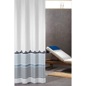 Duschdraperi Marrakech Blå textil