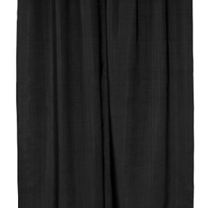 duschdraperi match svart