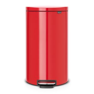 Brabantia Flatback+ Silent 30 L Passionsröd