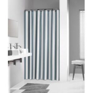 Duschdraperi Linje Grå