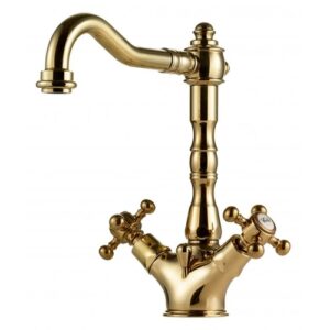 Tvättställsblandare Tapwell Classic FBLV075 Mässing